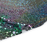 Aluminum Chainmail Fabric Panel, 3mm - Rainbow Oil Slick - Joan Collection