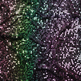 Aluminum Chainmail Fabric Panel, 3mm - Rainbow Oil Slick - Joan Collection
