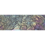 Aluminum Chainmail Fabric Panel, 3mm - Light Purple and Lime Green Oil Slick - Joan Collection