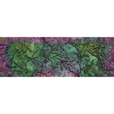 Aluminum Chainmail Fabric Panel, 3mm - Bright Pink and Green Oil Slick - Joan Collection