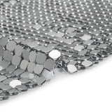 Aluminum Chainmail Fabric, 8mm Tubular - Silver - Joan Collection
