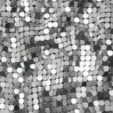 Aluminum Chainmail Fabric, 8mm Tubular - Silver - Joan Collection
