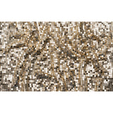 Aluminum Chainmail Fabric, 8mm Tubular - Gold - Joan Collection
