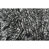 Aluminum Chainmail Fabric, 8mm Tubular - Gunmetal - Joan Collection
