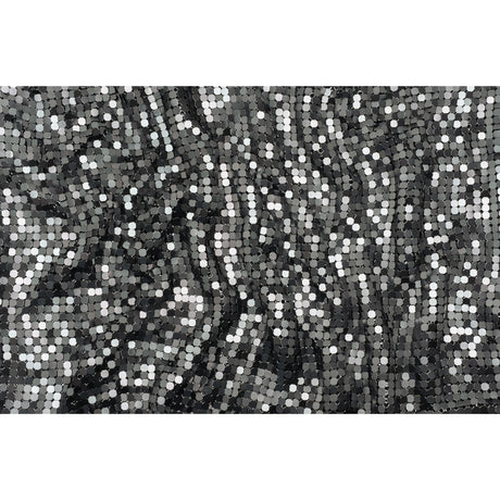 Aluminum Chainmail Fabric, 8mm Tubular - Gunmetal - Joan Collection