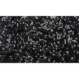 Aluminum Chainmail Fabric, 8mm Tubular - Black - Joan Collection