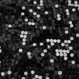 Aluminum Chainmail Fabric, 8mm Tubular - Black - Joan Collection