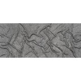 Rhinestone Aluminum Chainmail Fabric Panel, 3mm - Silver and Jet Black - Astraia Collection