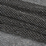 Rhinestone Aluminum Chainmail Fabric Panel, 3mm - Black and Crystal - Astraia Collection