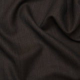 Super 130 Wool Dobby Suiting Made in Italy - Black and Brown Birdseyes - Deadstock