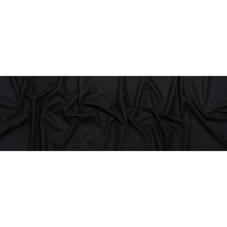 Super 130 Wool Suiting Made in Italy - Black and Navy Heathered - Deadstock