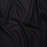 Super 130 Wool Suiting Made in Italy - Black and Navy Heathered - Deadstock