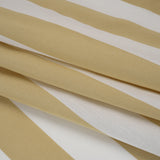 Outdoor Canvas - Beige and White Awning Stripes