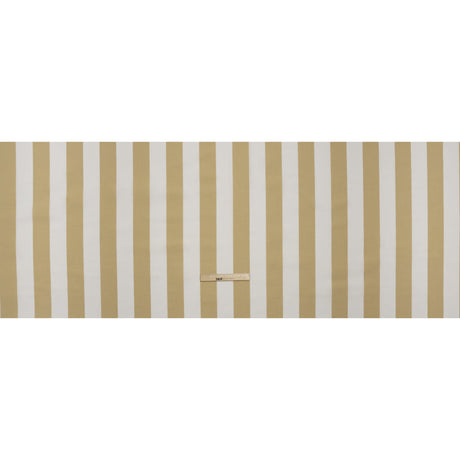 Outdoor Canvas - Beige and White Awning Stripes