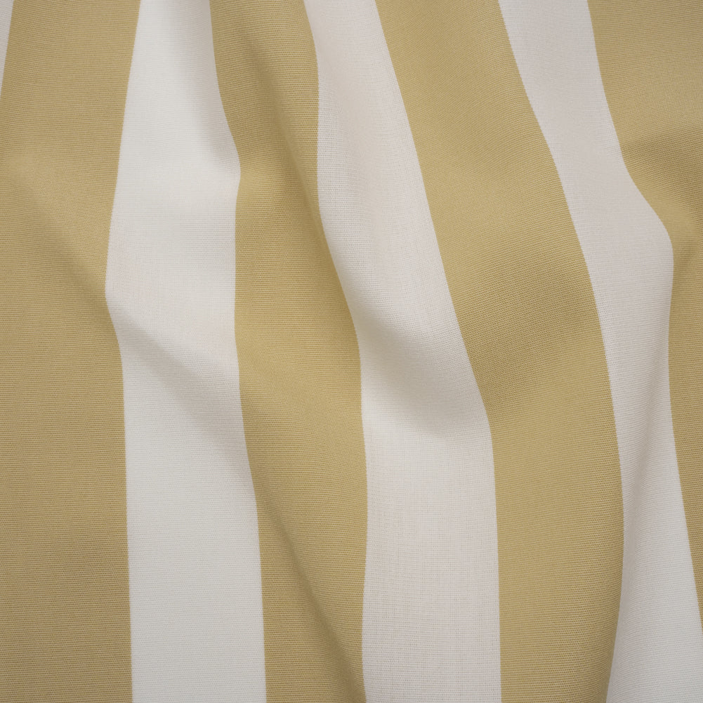 Outdoor Canvas - Beige and White Awning Stripes