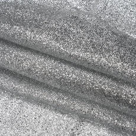 Glitter Tulle 5-yard Bundle - Silver