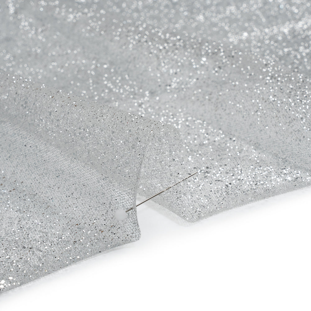 Glitter Tulle 5-yard Bundle - Silver