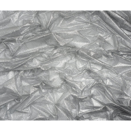 Glitter Tulle 5-yard Bundle - Silver