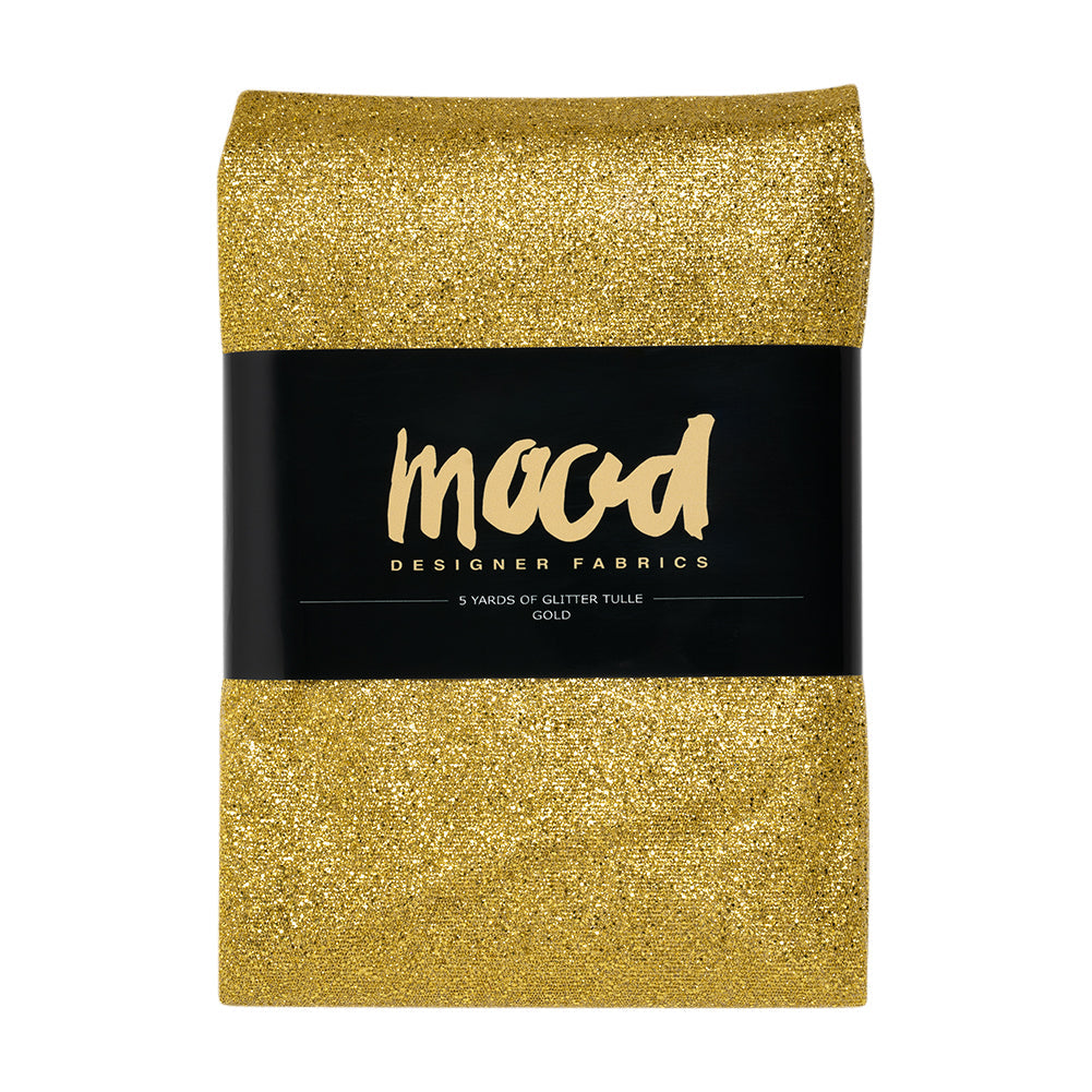 Glitter Tulle 5-yard Bundle - Gold