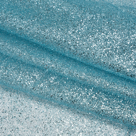 Glitter Tulle 5-yard Bundle - Baby Blue