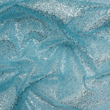 Glitter Tulle 5-yard Bundle - Baby Blue