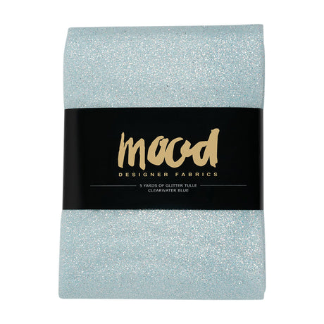 Glitter Tulle 5-yard Bundle - Clearwater Blue
