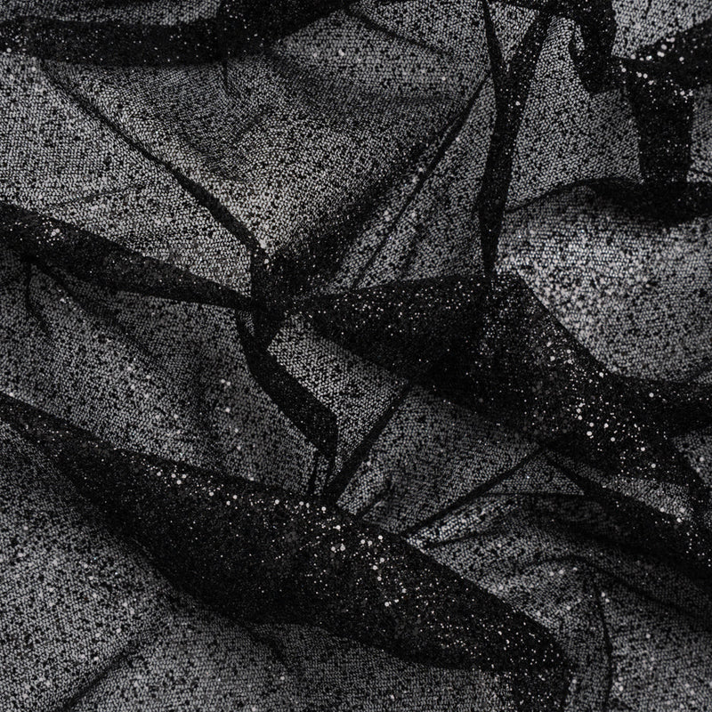 Glitter Tulle 5-yard Bundle - Black