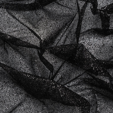 Glitter Tulle 5-yard Bundle - Black