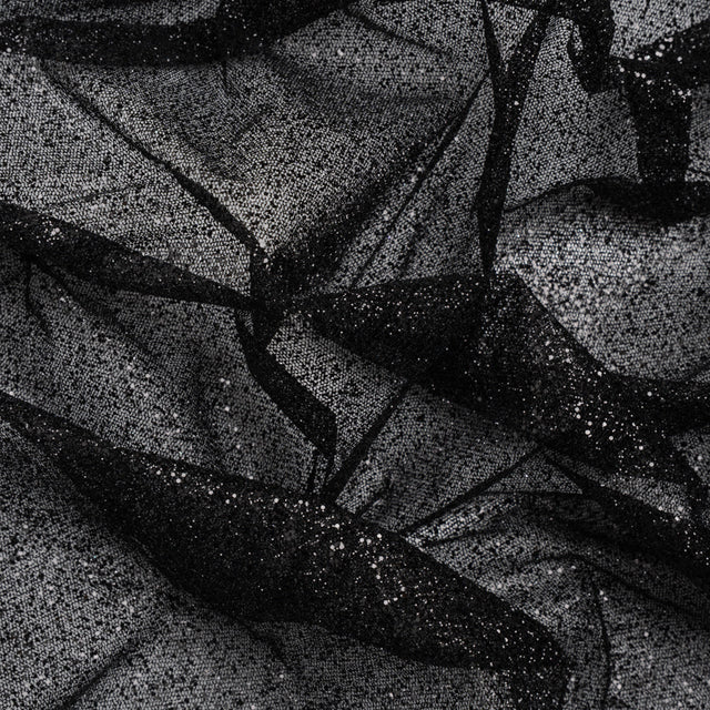 Glitter Tulle 5-yard Bundle - Black