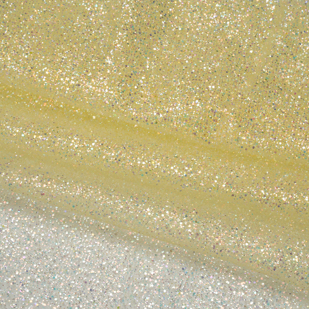 Glitter Tulle 5-yard Bundle - Pale Yellow