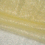 Glitter Tulle 5-yard Bundle - Pale Yellow