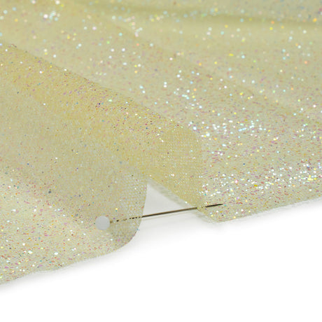 Glitter Tulle 5-yard Bundle - Pale Yellow