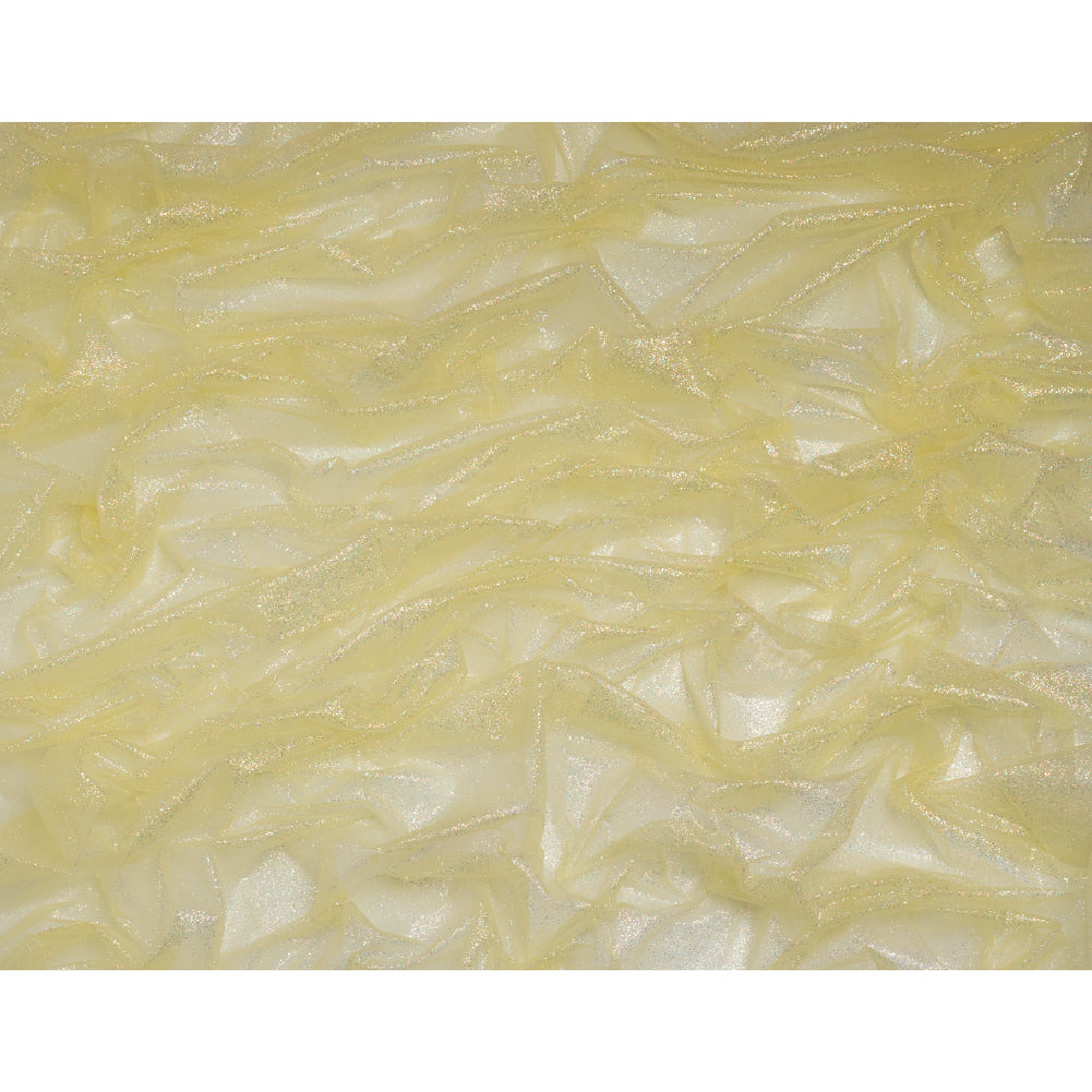Glitter Tulle 5-yard Bundle - Pale Yellow