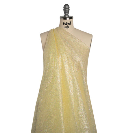 Glitter Tulle 5-yard Bundle - Pale Yellow