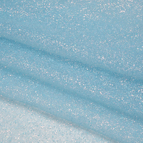 Glitter Tulle 5-yard Bundle - Sky Blue