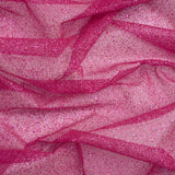 Glitter Tulle 5-yard Bundle - Multi on Fuchsia
