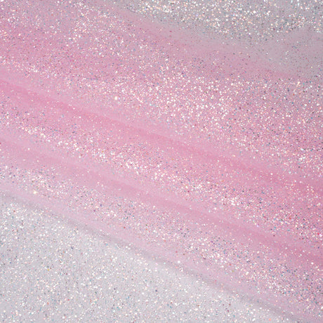Glitter Tulle 5-yard Bundle - Pastel Pink