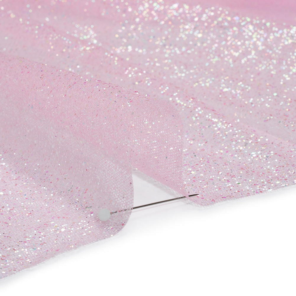 Glitter Tulle 5-yard Bundle - Pastel Pink