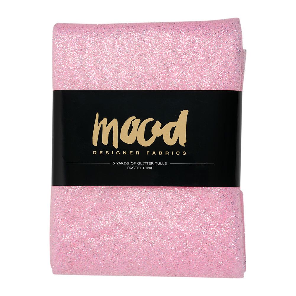 Glitter Tulle 5-yard Bundle - Pastel Pink