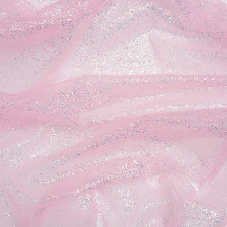 Glitter Tulle 5-yard Bundle - Pastel Pink