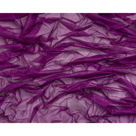 Glitter Tulle 5-yard Bundle - Purple Fuchsia