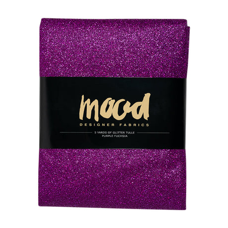 Glitter Tulle 5-yard Bundle - Purple Fuchsia