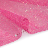 Glitter Tulle 5-yard Bundle - Hot Pink
