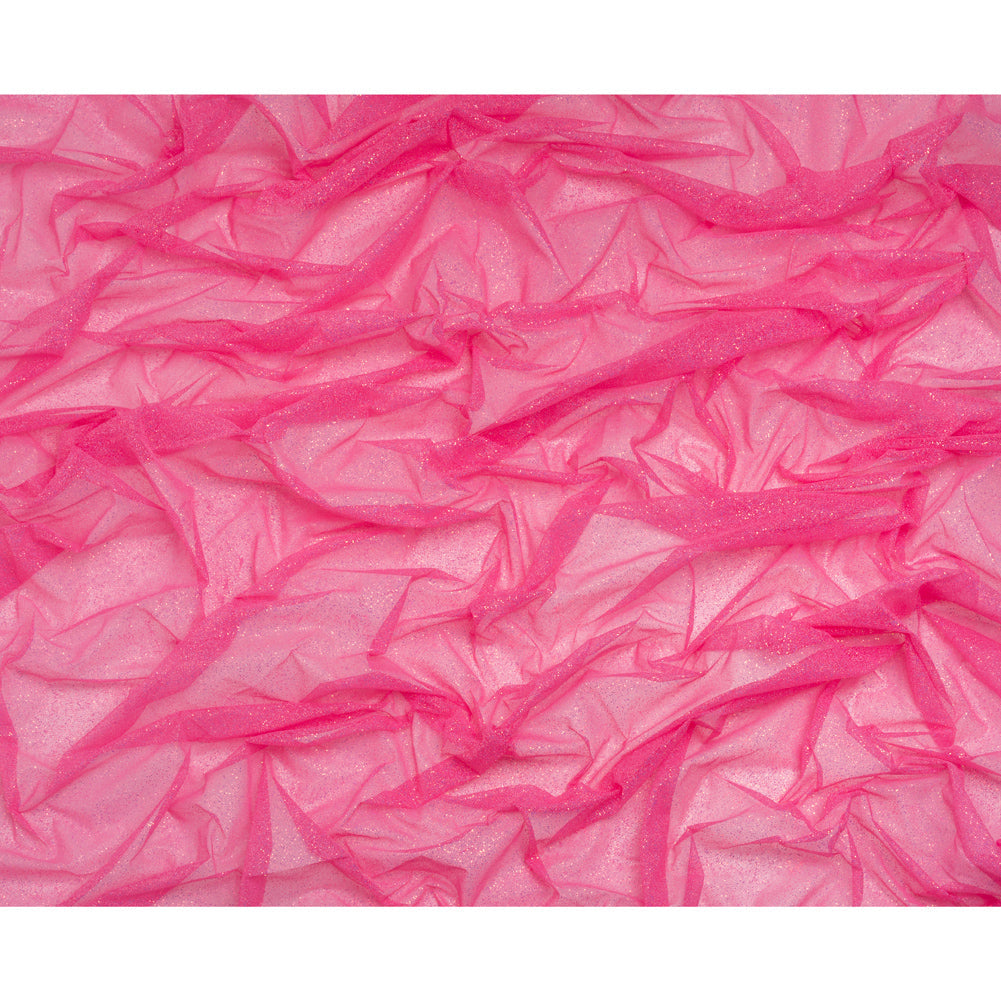 Glitter Tulle 5-yard Bundle - Hot Pink