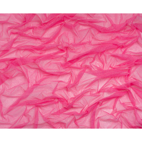 Glitter Tulle 5-yard Bundle - Hot Pink