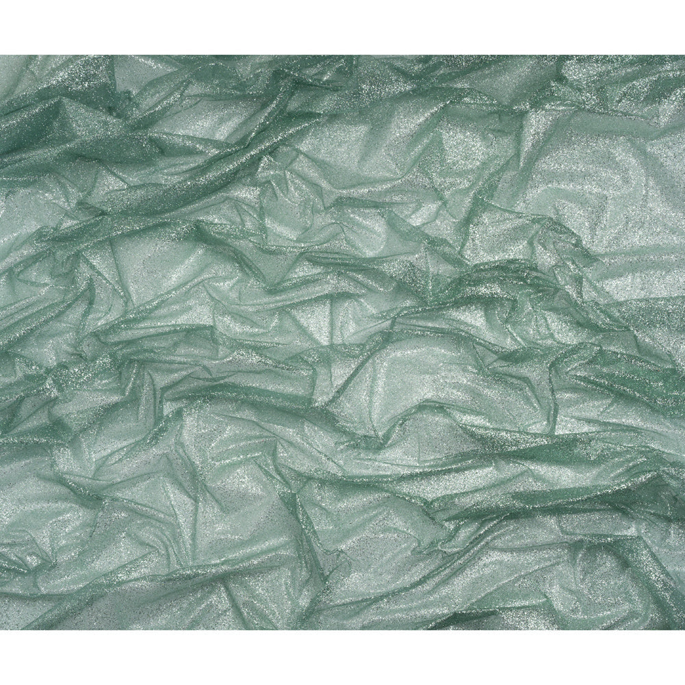 Glitter Tulle 5-yard Bundle - Sage