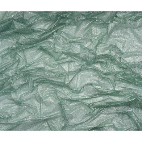 Glitter Tulle 5-yard Bundle - Sage