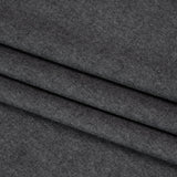 Super 120 Wool Flannel Suiting Made in Italy - Heathered Gray - Deadstock