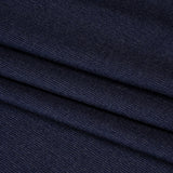 Super 120 Wool Suiting Made in Italy - Blue and White Hairline Stripes - Deadstock
