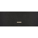 Super 130 Wool Suiting Made in Italy - Black, Gray and Brown Plaid - Deadstock